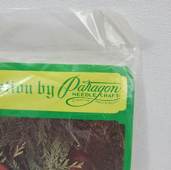 Vtg Paragon Needlecraft KITTY STOCKING 6274 Kit - Virgina Ballman - Picture 2 of 10